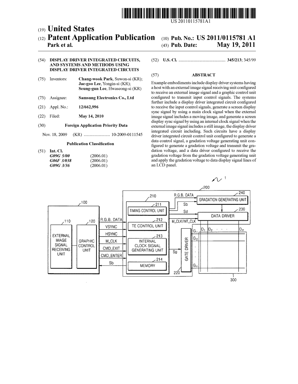 Display driver integrated circuits, and systems and methods using display driver integrated circuits - diagram, schematic, and image 01