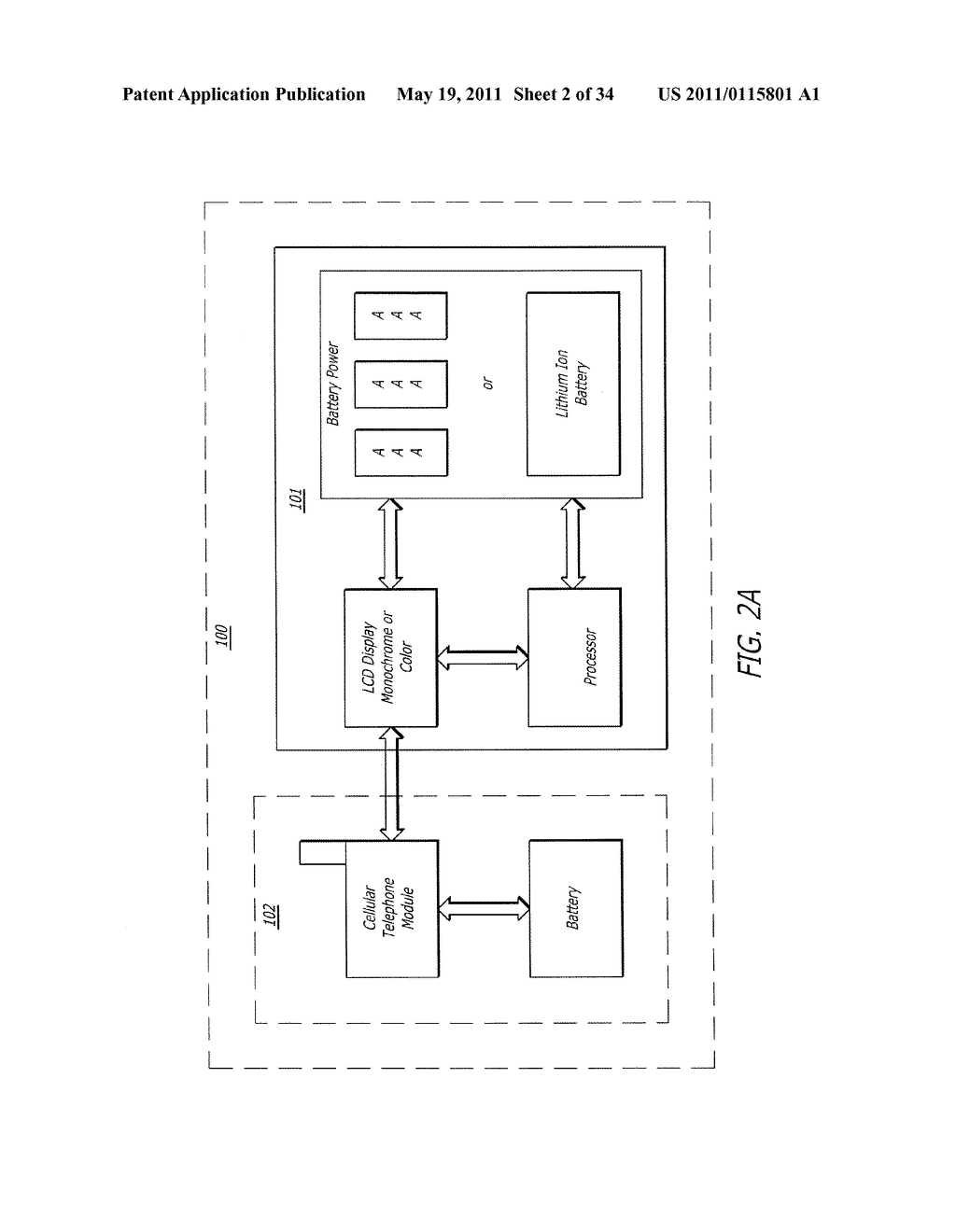 PERSONAL ELECTRONIC DEVICE WITH DISPLAY SWITCHING - diagram, schematic, and image 03