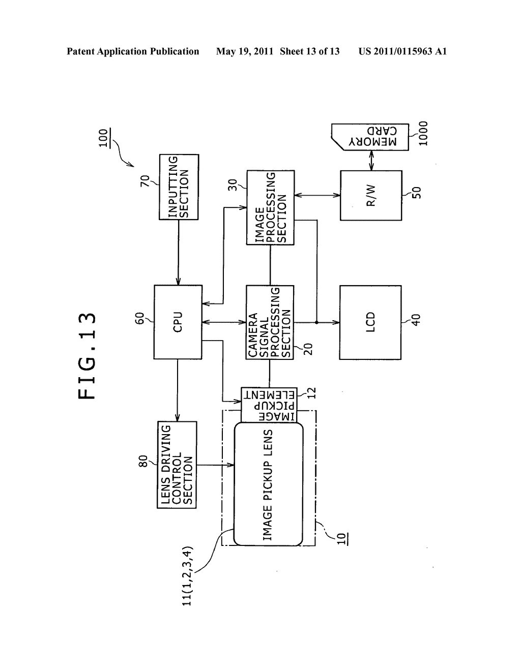 Image pickup lens and image pickup apparatus - diagram, schematic, and image 14