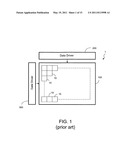 Liquid crystal display panel with charge sharing scheme diagram and image