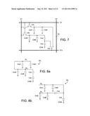 Liquid crystal display panel with charge sharing scheme diagram and image