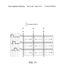 Liquid crystal display panel with charge sharing scheme diagram and image