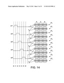 Liquid crystal display panel with charge sharing scheme diagram and image