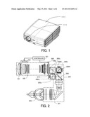 IMAGE PROJECTION APPARATUS HAVING SHUTTER MECHANISM FOR HIDING PROJECTION IMAGE diagram and image