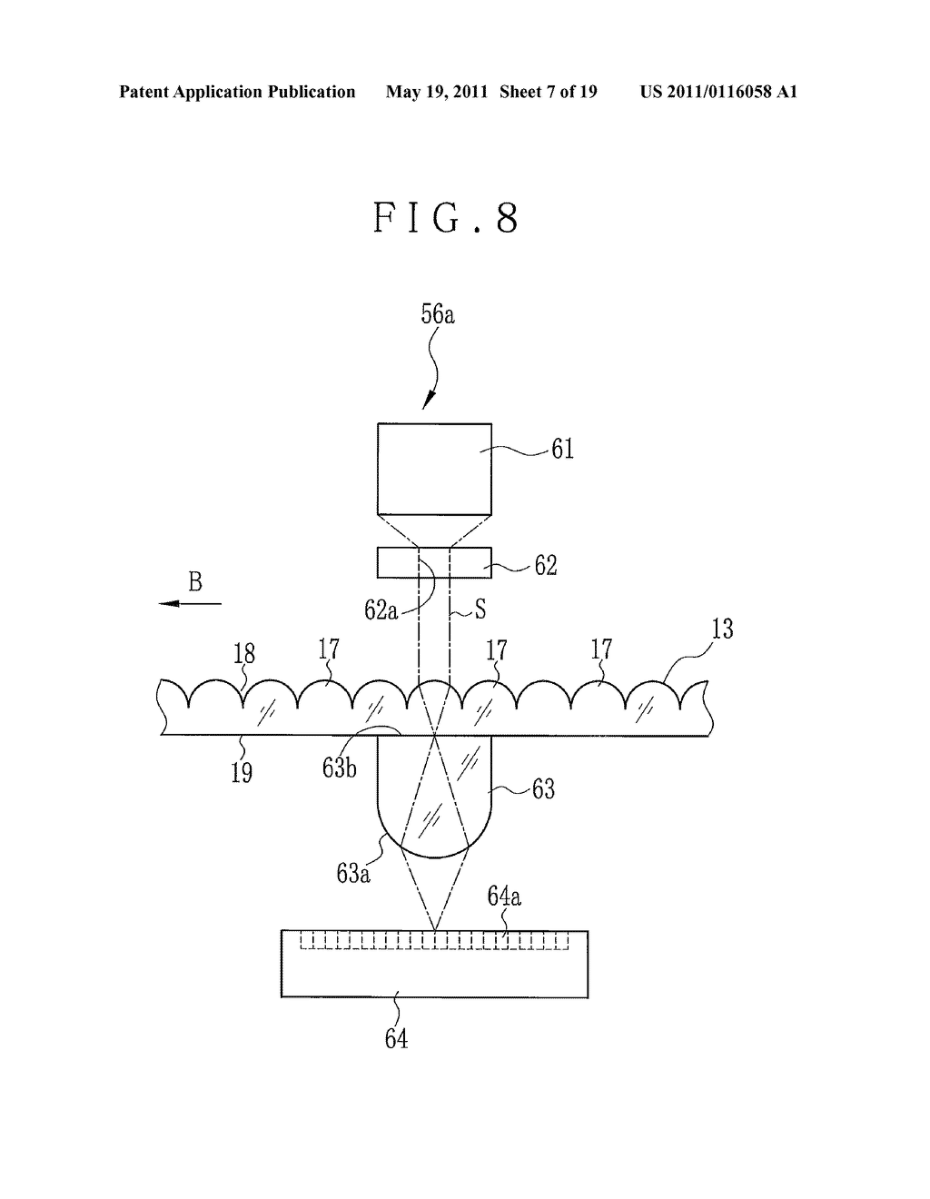 PRINTER AND PRINTING METHOD FOR LENTICULAR SHEET - diagram, schematic, and image 08