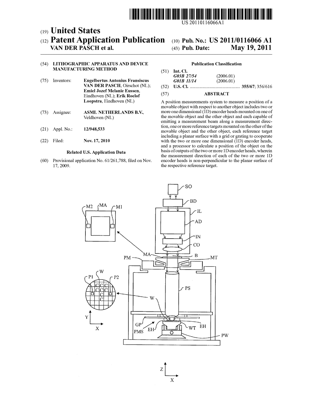 LITHOGRAPHIC APPARATUS AND DEVICE MANUFACTURING METHOD - diagram, schematic, and image 01