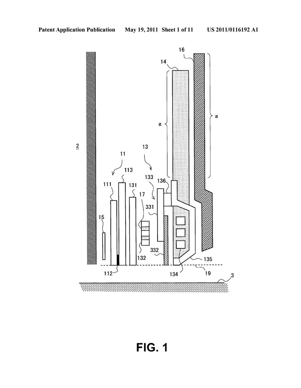 HEAD-SLIDER INCLUDING THIN-FILM MAGNETIC-RECORDING HEAD HAVING REDUCED THERMAL PROTRUSION - diagram, schematic, and image 02