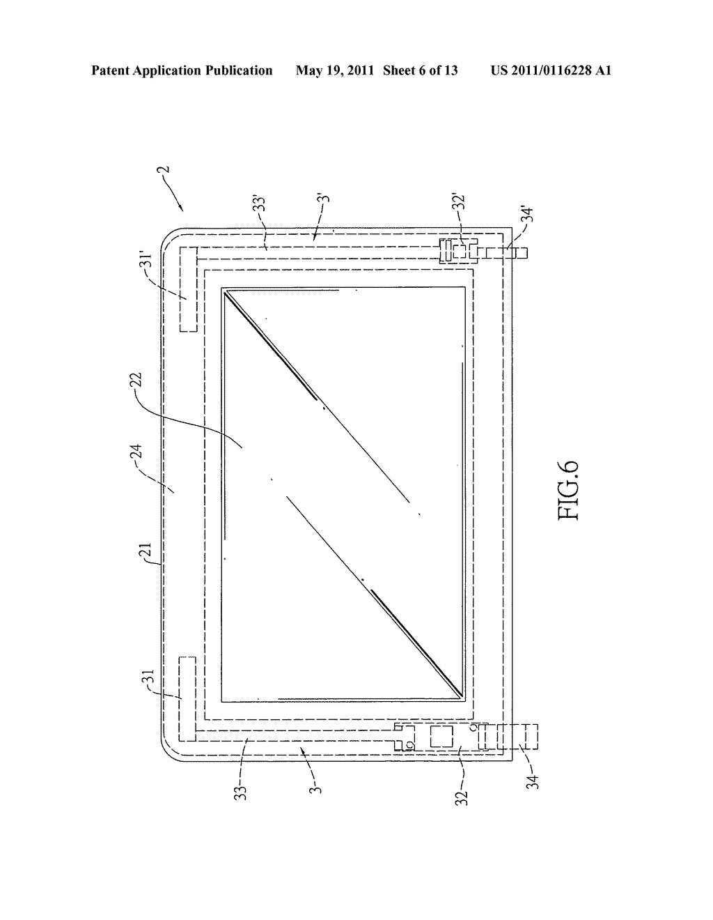 Notebook computer having flexible mounting space for wireless communication module - diagram, schematic, and image 07