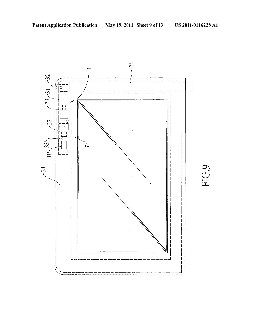 Notebook computer having flexible mounting space for wireless communication module - diagram, schematic, and image 10