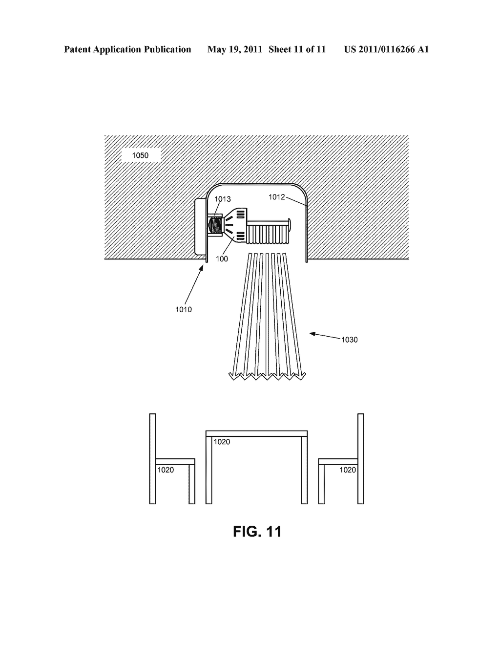 LED BULB WITH MODULES HAVING SIDE-EMITTING LIGHT EMITTING DIODES AND ROTATABLE BASE - diagram, schematic, and image 12