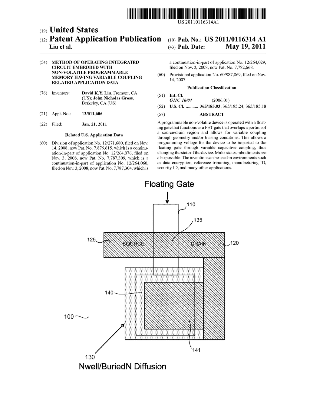 METHOD OF OPERATING INTEGRATED CIRCUIT EMBEDDED WITH NON-VOLATILE PROGRAMMABLE MEMORY HAVING VARIABLE COUPLING RELATED APPLICATION DATA - diagram, schematic, and image 01