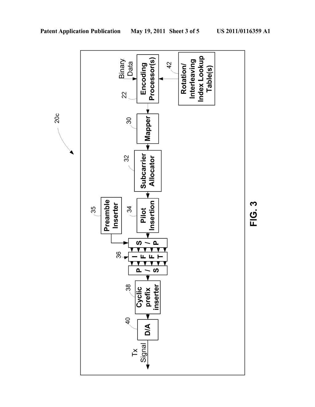 METHODS AND APPARATUS FOR INTERLEAVING IN OFDM/OFDMA SYSTEMS - diagram, schematic, and image 04