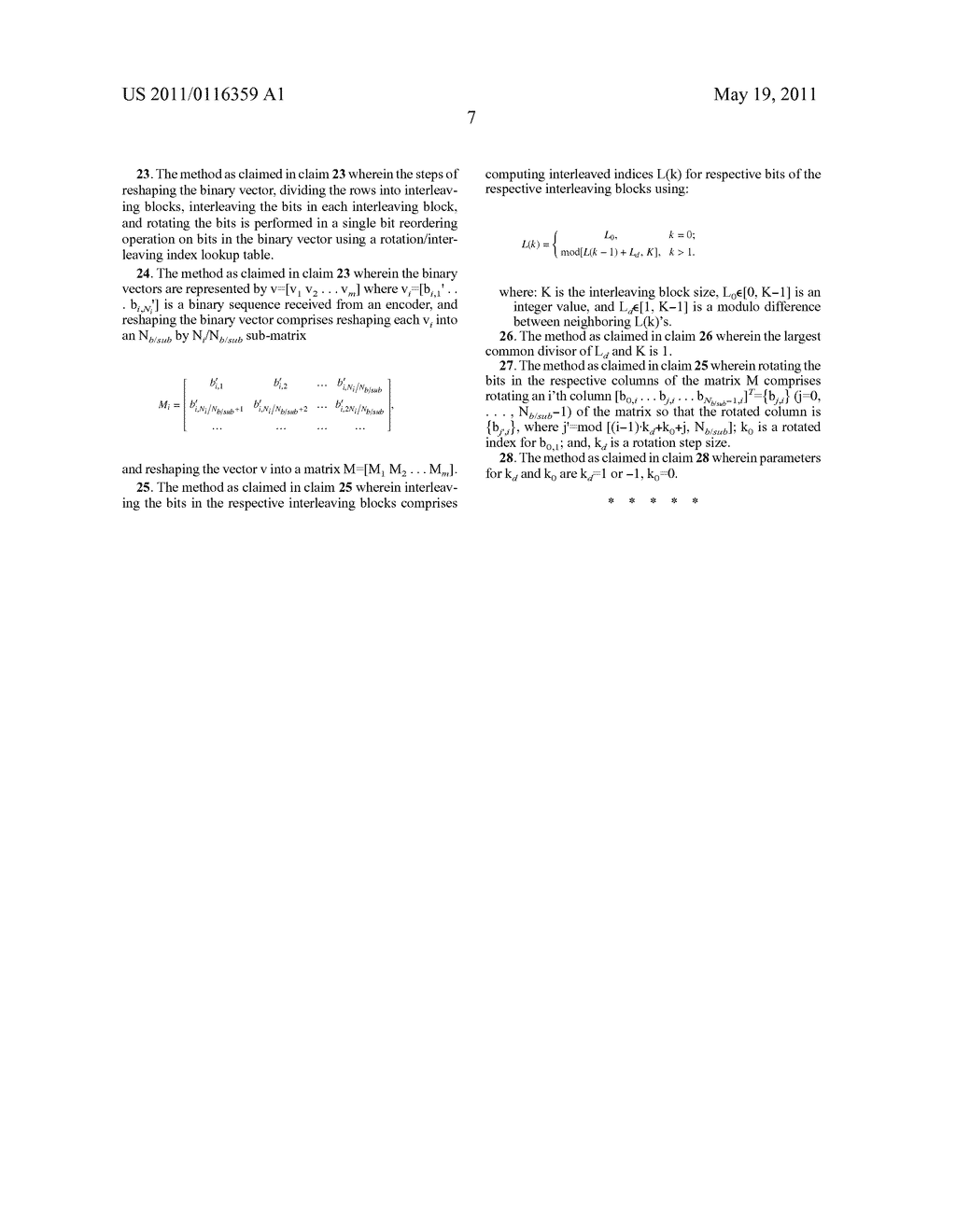 METHODS AND APPARATUS FOR INTERLEAVING IN OFDM/OFDMA SYSTEMS - diagram, schematic, and image 13