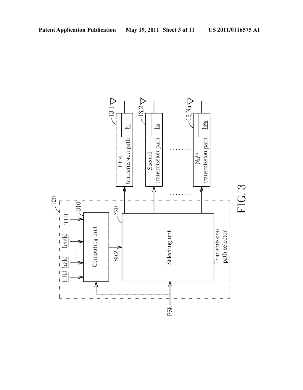 TRANSMIT DIVERSITY METHOD APPLIED TO A TRANSMITTING SYSTEM AND TRANSMITTING SYSTEM HAVING MULTI-TRANSMISSION PATHS THEREOF - diagram, schematic, and image 04