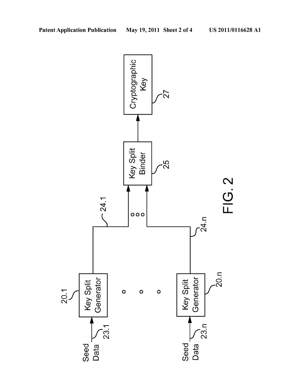 Cryptographic key split binder for use with tagged data elements - diagram, schematic, and image 03