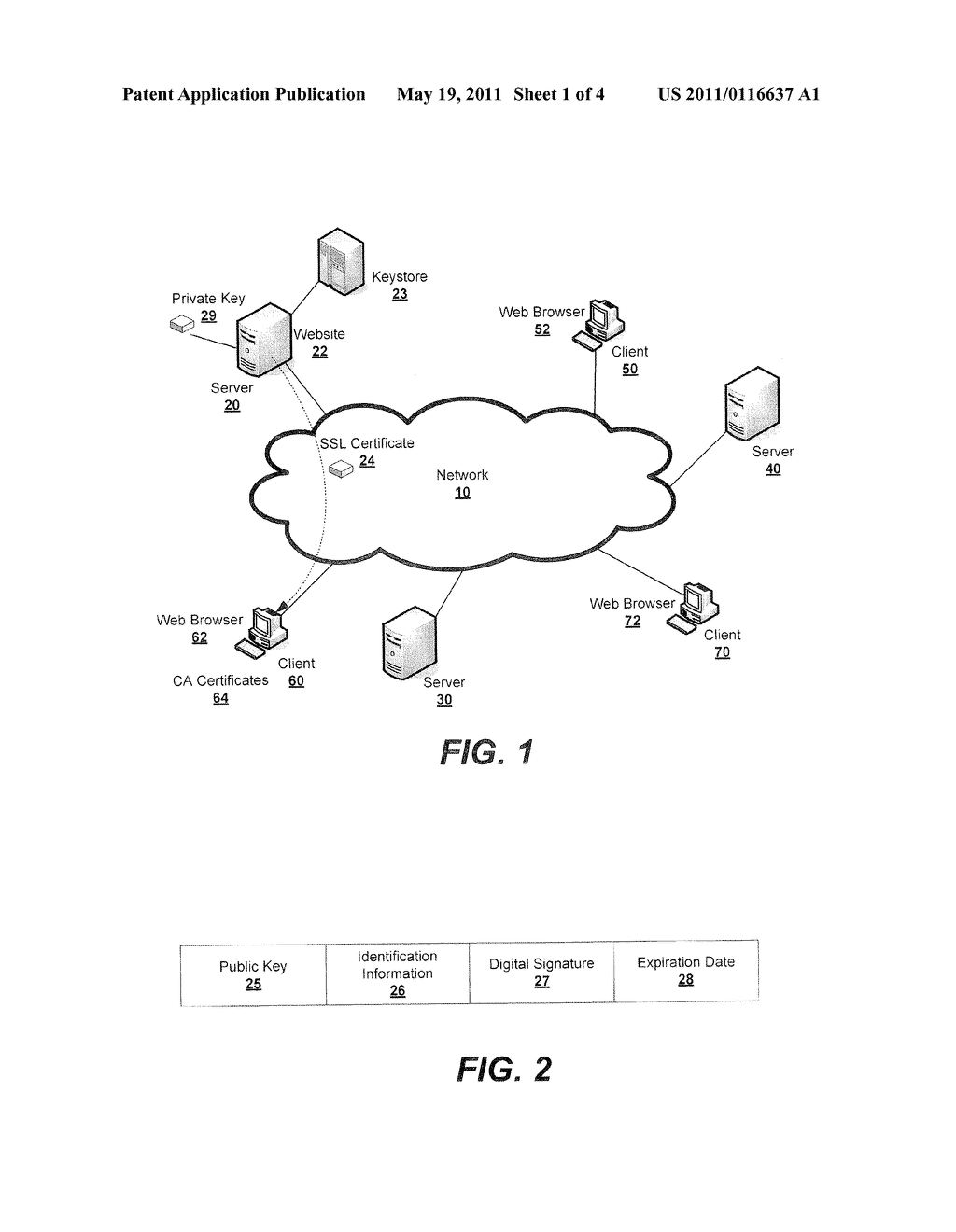 METHODS, SYSTEMS, AND COMPUTER PROGRAM PRODUCTS FOR AUTOMATICALLY VERIFYING AND POPULATING DIGITAL CERTIFICATES IN AN ENCRYPTION KEYSTORE - diagram, schematic, and image 02