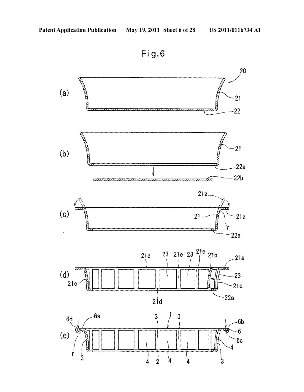 PUNCHED RETAINER, SELF-ALIGNING ROLLER BEARING, AND METHOD OF MANUFACTURING PUNCHED RETAINER - diagram, schematic, and image 07