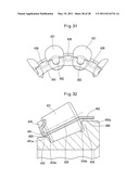 PUNCHED RETAINER, SELF-ALIGNING ROLLER BEARING, AND METHOD OF MANUFACTURING PUNCHED RETAINER diagram and image