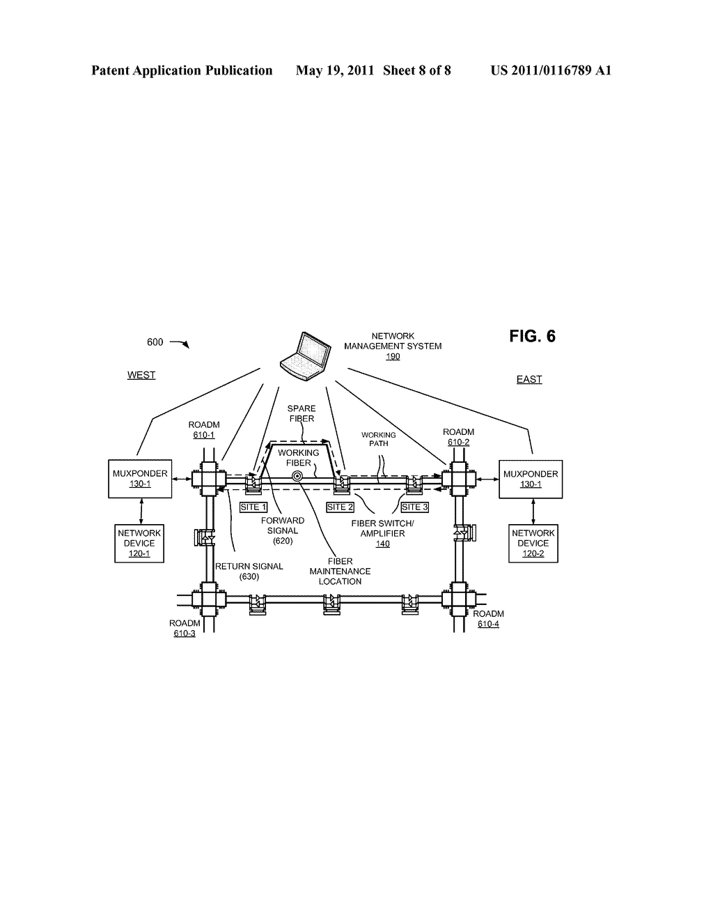 MAINTENANCE FRIENDLY OPTICAL FIBER SWITCHING SYSTEM - diagram, schematic, and image 09