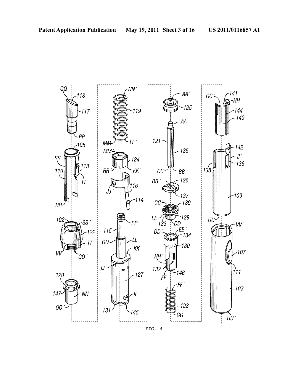 Retractable Substance Dispenser - diagram, schematic, and image 04