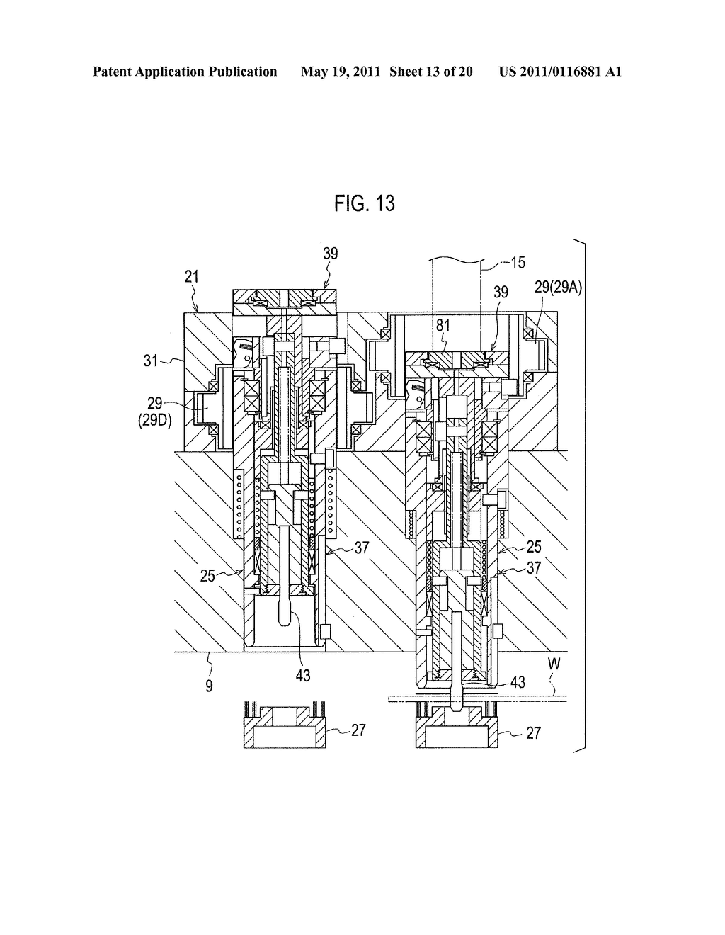 TAPPING MACHINE AND TAP DIE, AND METHOD OF DETECTING OVERSTROKE OF TAP - diagram, schematic, and image 14