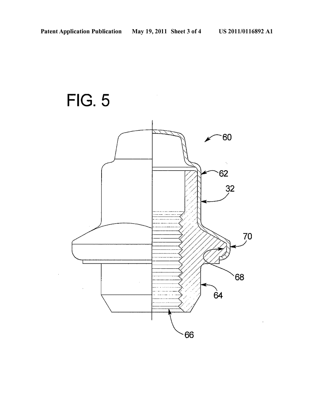 FASTENER WITH IMPROVED TORQUE BEARING SURFACE - diagram, schematic, and image 04