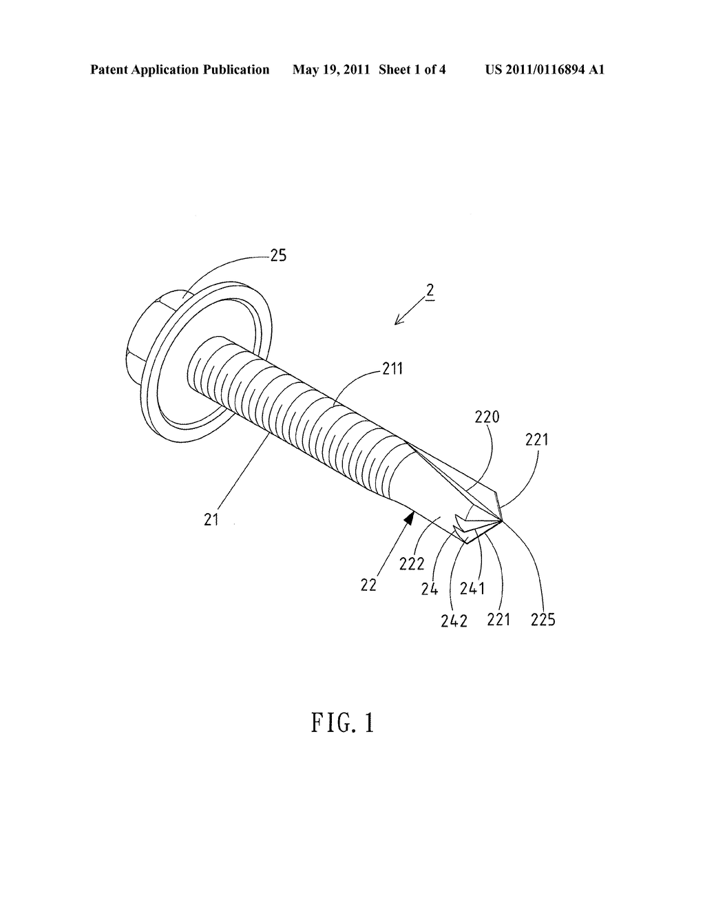 Self-Tapping Screw - diagram, schematic, and image 02