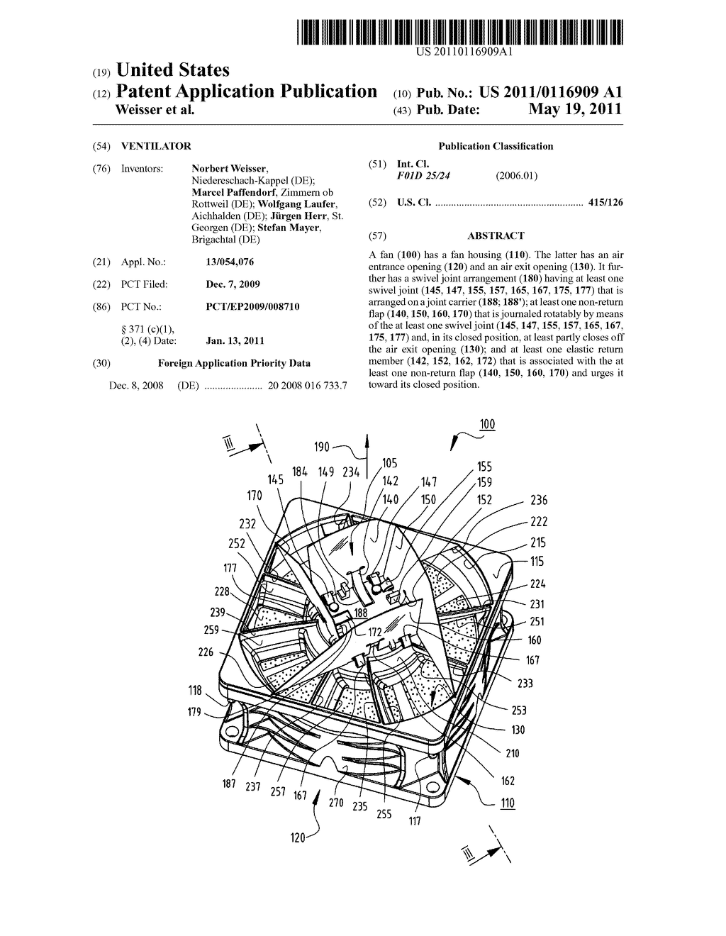 Ventilator - diagram, schematic, and image 01