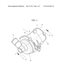 Electric water pump diagram and image