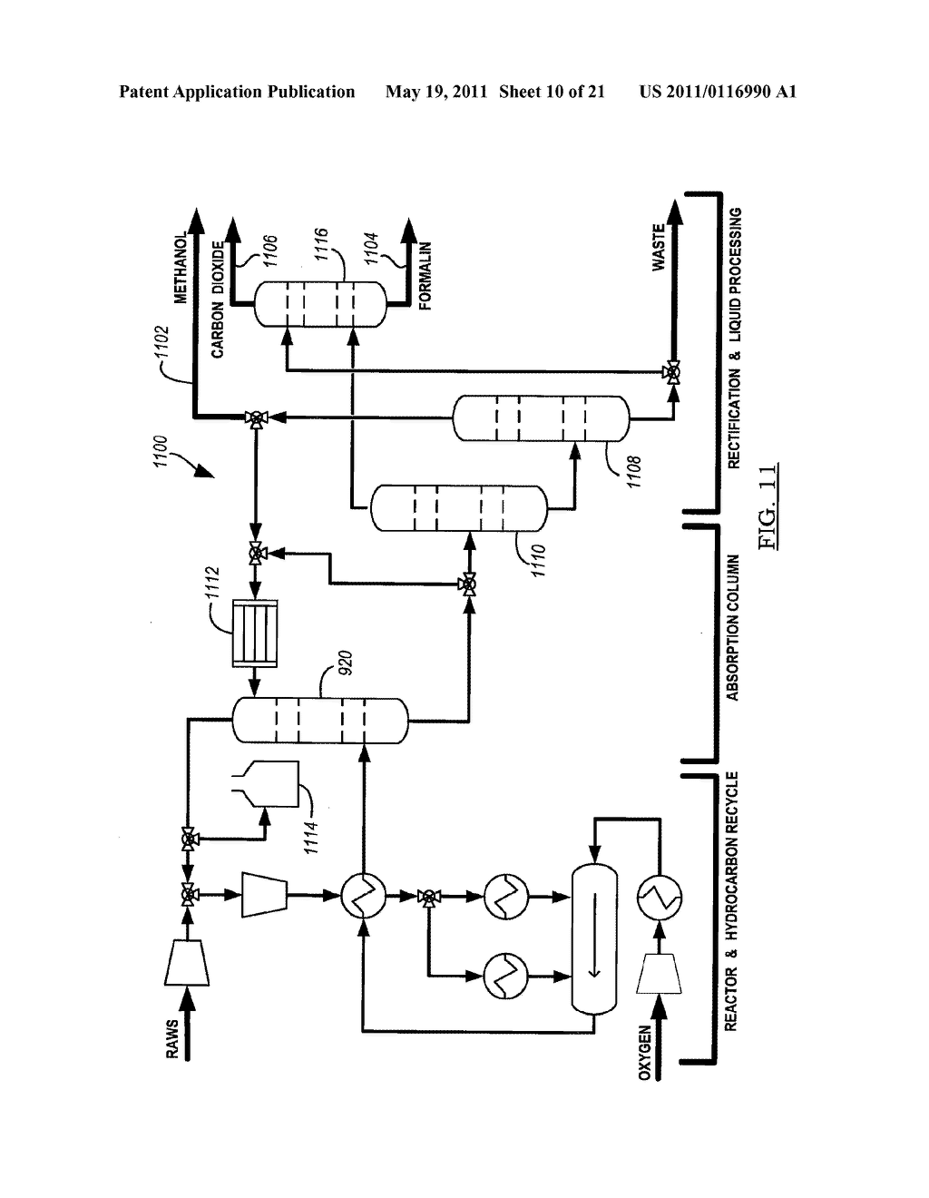 Tandem Reactor System Having an Injectively-Mixed Backmixing Reaction Chamber, Tubular-Reactor, and Axially Movable Interface - diagram, schematic, and image 11