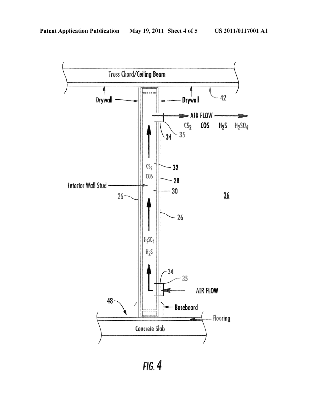 SYSTEM AND METHOD FOR REMOVING SULFUR-CONTAINING CONTAMINANTS FROM INDOOR AIR - diagram, schematic, and image 05