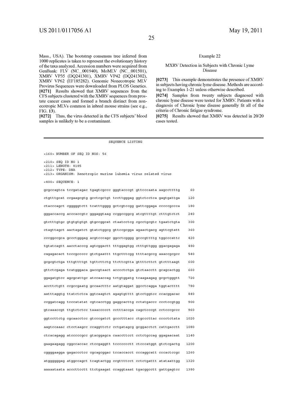 DIAGNOSIS AND TREATMENT OF DISEASES OR DISORDERS ASSOCIATED WITH XENOTROPIC MURINE LEUKEMIA VIRUS - diagram, schematic, and image 47