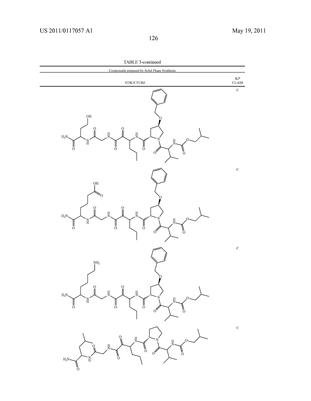 NOVEL PEPTIDES AS NS3-SERINE PROTEASE INHIBITORS OF HEPATITIS C VIRUS - diagram, schematic, and image 127