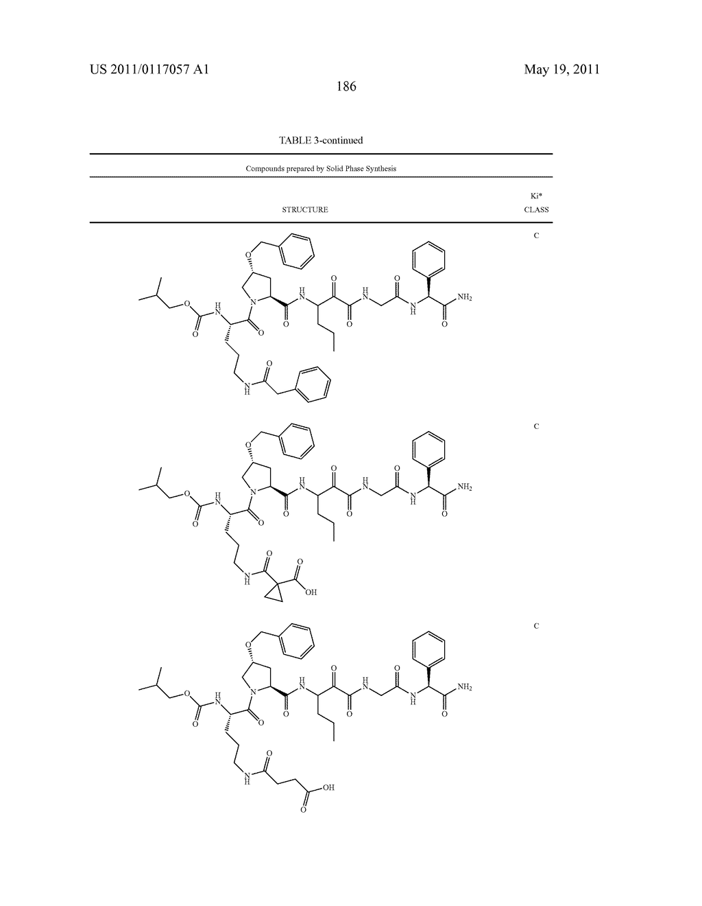 NOVEL PEPTIDES AS NS3-SERINE PROTEASE INHIBITORS OF HEPATITIS C VIRUS - diagram, schematic, and image 187