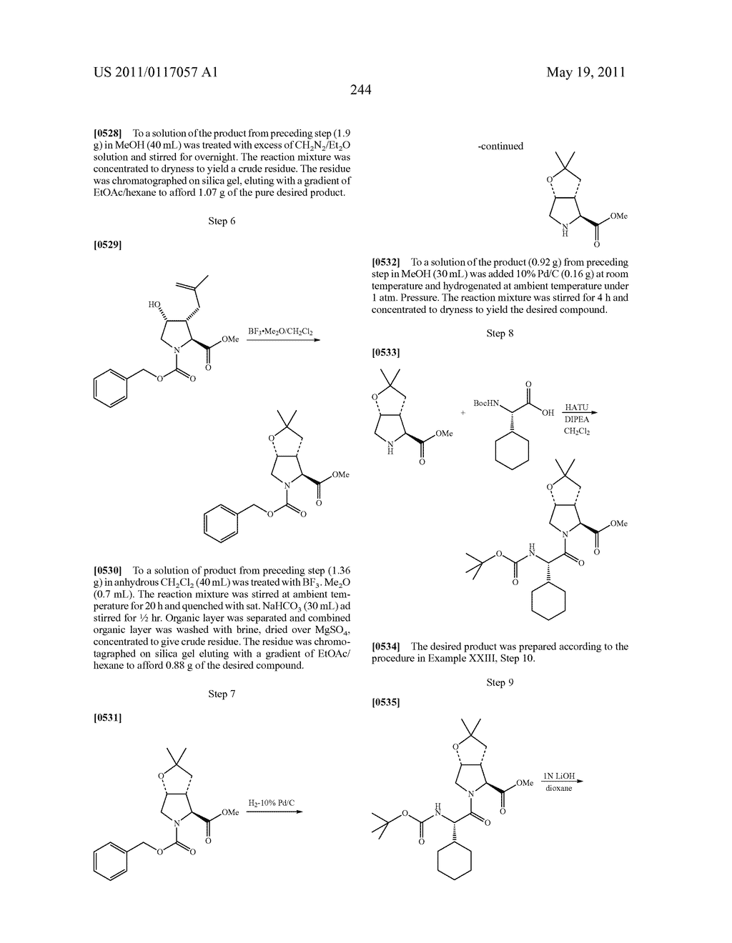 NOVEL PEPTIDES AS NS3-SERINE PROTEASE INHIBITORS OF HEPATITIS C VIRUS - diagram, schematic, and image 245