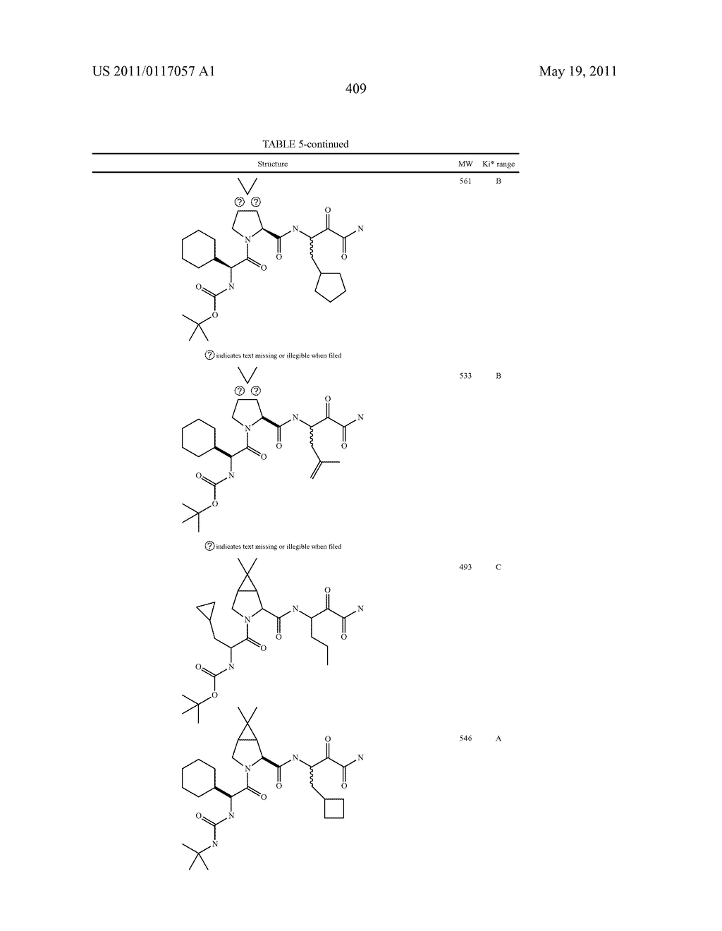 NOVEL PEPTIDES AS NS3-SERINE PROTEASE INHIBITORS OF HEPATITIS C VIRUS - diagram, schematic, and image 410