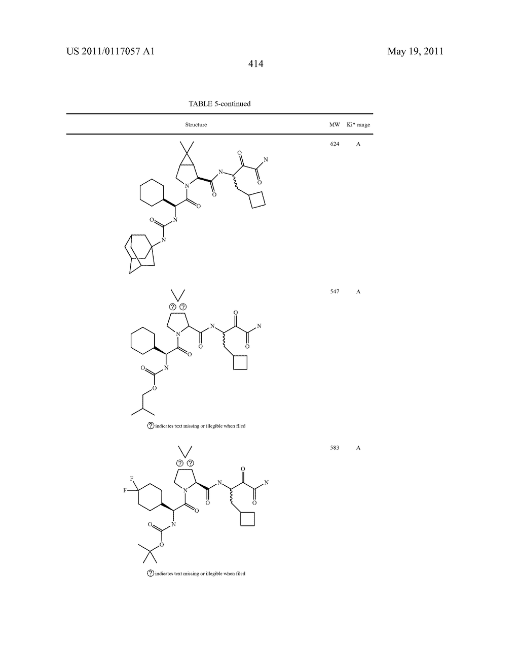 NOVEL PEPTIDES AS NS3-SERINE PROTEASE INHIBITORS OF HEPATITIS C VIRUS - diagram, schematic, and image 415