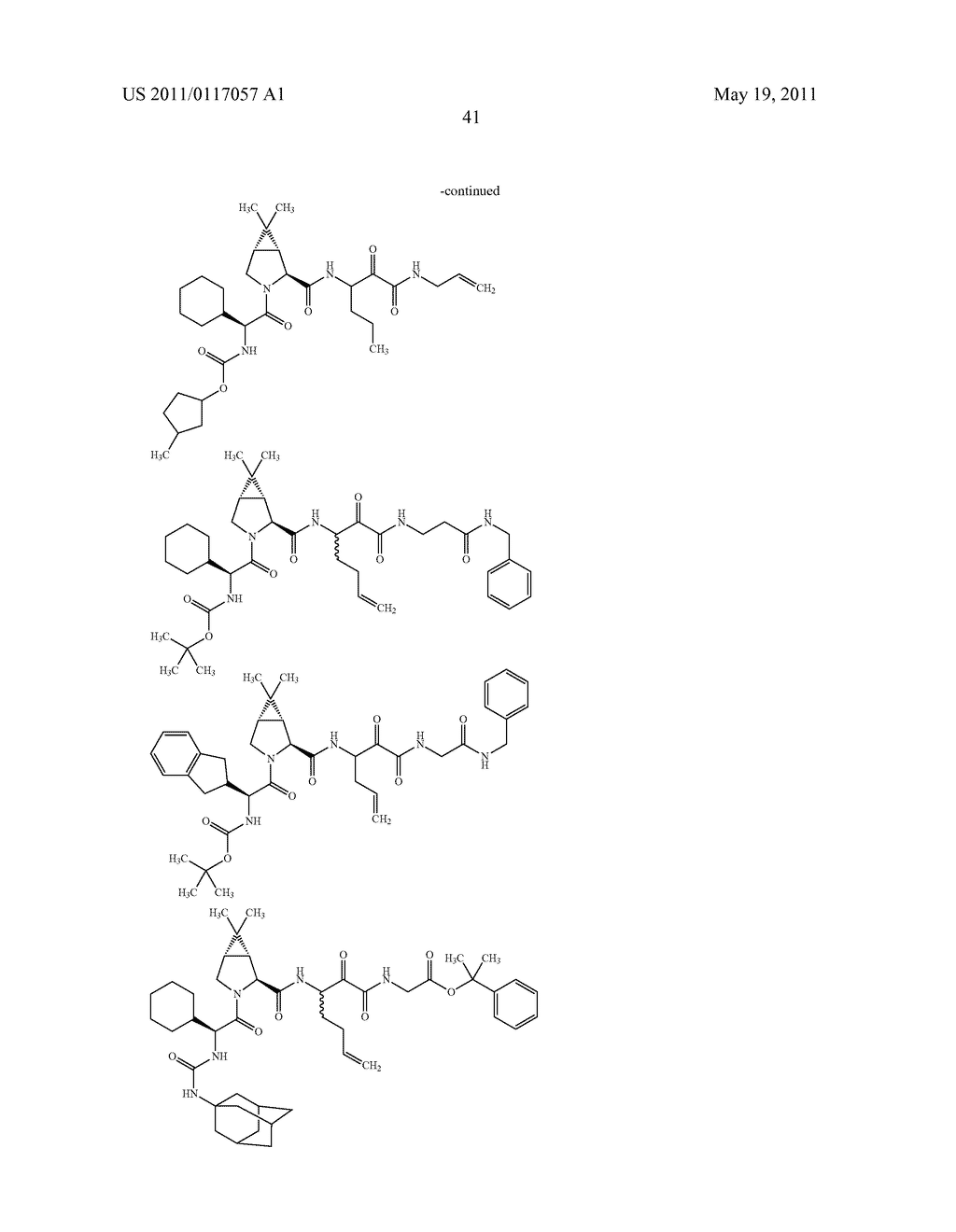 NOVEL PEPTIDES AS NS3-SERINE PROTEASE INHIBITORS OF HEPATITIS C VIRUS - diagram, schematic, and image 42