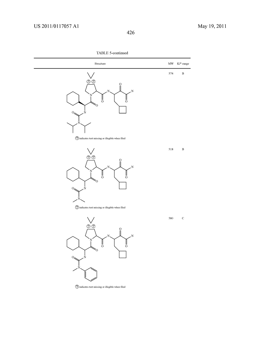 NOVEL PEPTIDES AS NS3-SERINE PROTEASE INHIBITORS OF HEPATITIS C VIRUS - diagram, schematic, and image 427