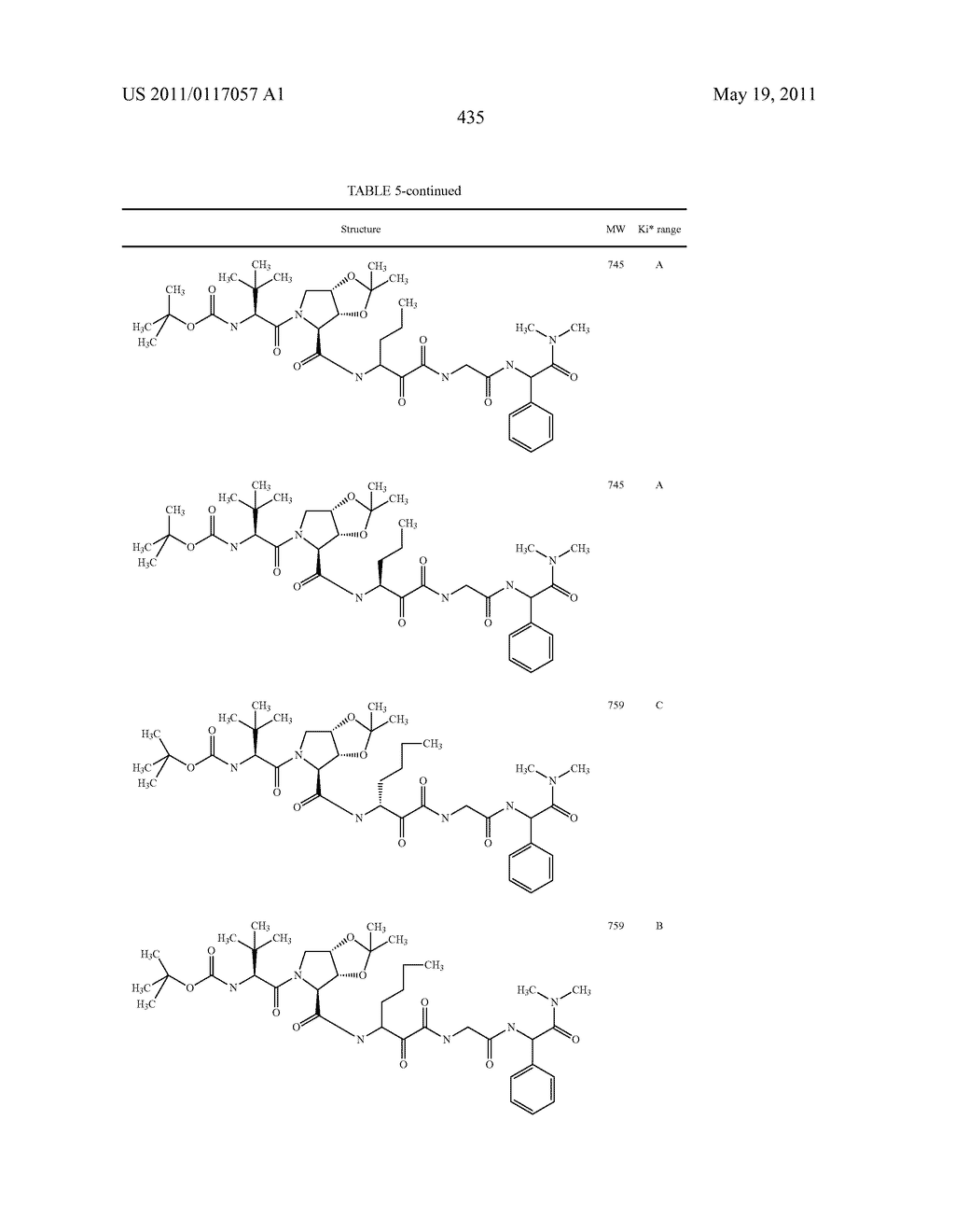 NOVEL PEPTIDES AS NS3-SERINE PROTEASE INHIBITORS OF HEPATITIS C VIRUS - diagram, schematic, and image 436