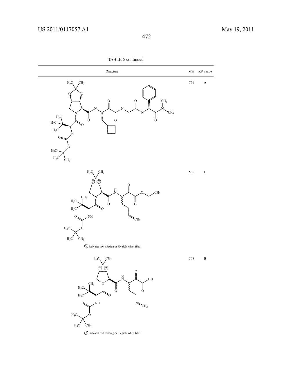 NOVEL PEPTIDES AS NS3-SERINE PROTEASE INHIBITORS OF HEPATITIS C VIRUS - diagram, schematic, and image 473