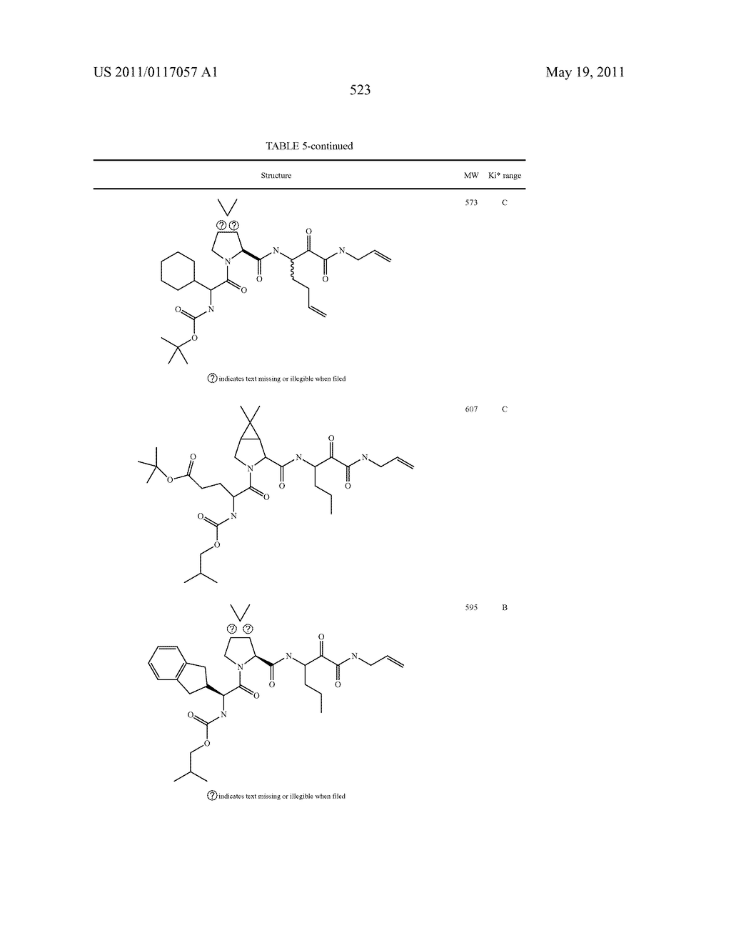 NOVEL PEPTIDES AS NS3-SERINE PROTEASE INHIBITORS OF HEPATITIS C VIRUS - diagram, schematic, and image 524