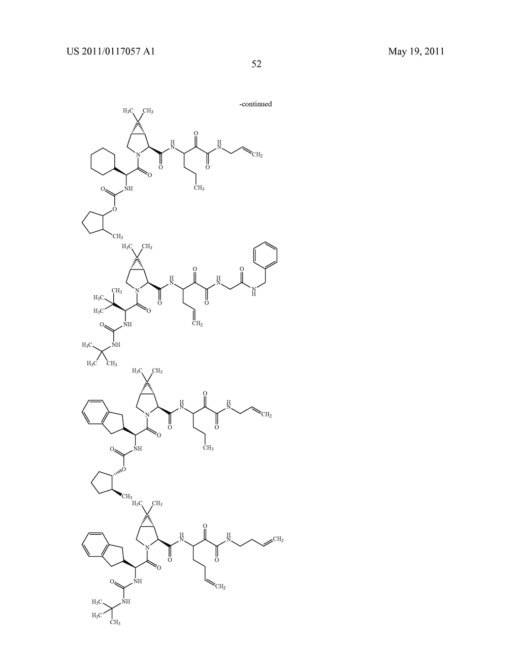 NOVEL PEPTIDES AS NS3-SERINE PROTEASE INHIBITORS OF HEPATITIS C VIRUS - diagram, schematic, and image 53