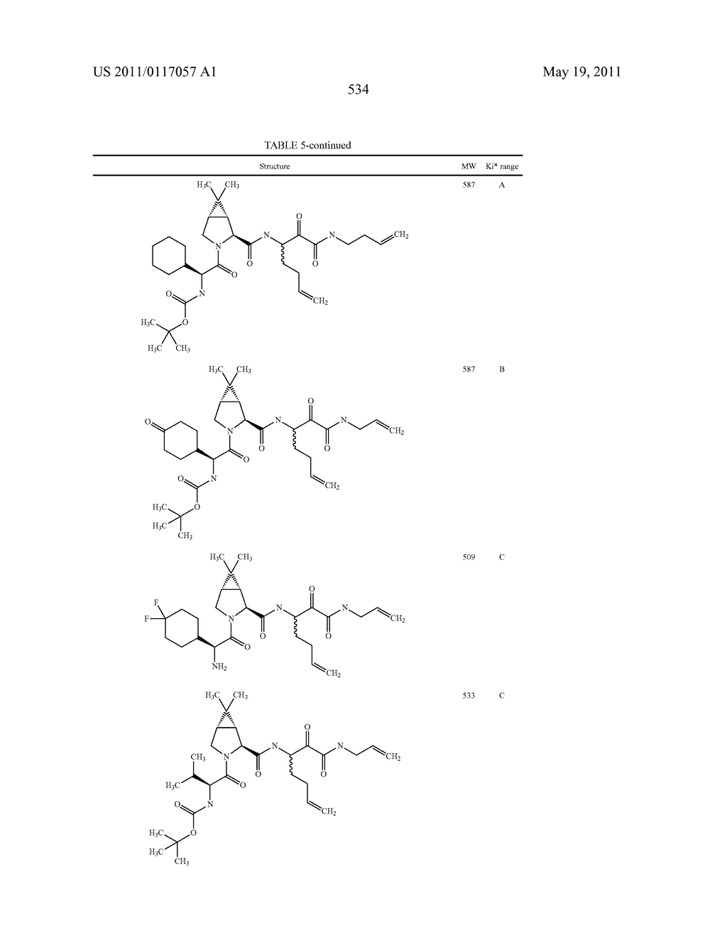 NOVEL PEPTIDES AS NS3-SERINE PROTEASE INHIBITORS OF HEPATITIS C VIRUS - diagram, schematic, and image 535