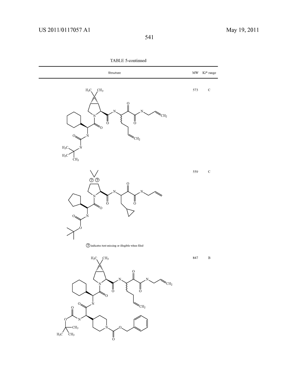 NOVEL PEPTIDES AS NS3-SERINE PROTEASE INHIBITORS OF HEPATITIS C VIRUS - diagram, schematic, and image 542