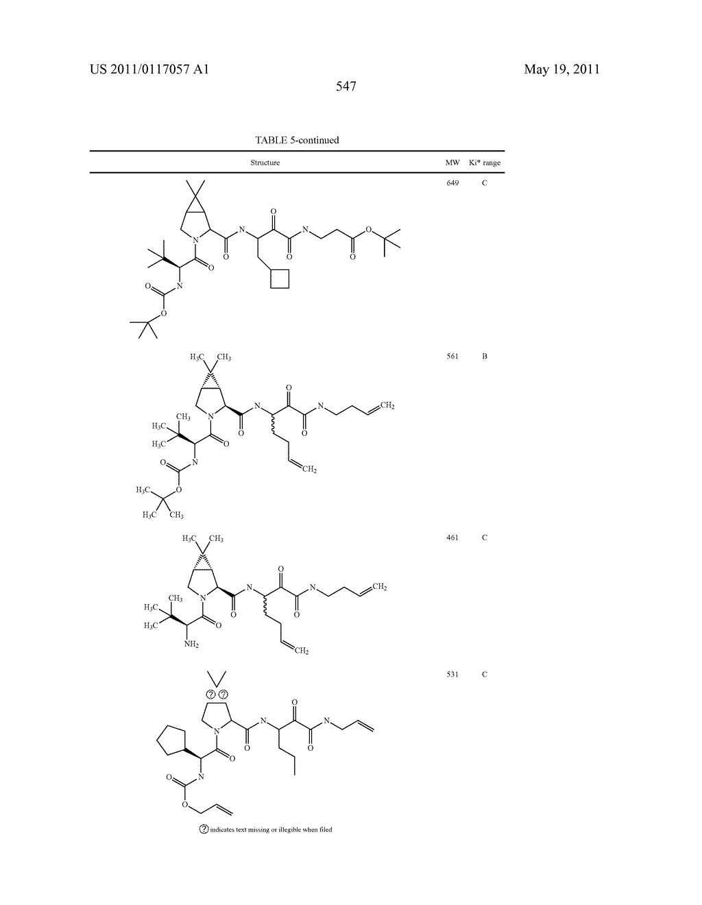 NOVEL PEPTIDES AS NS3-SERINE PROTEASE INHIBITORS OF HEPATITIS C VIRUS - diagram, schematic, and image 548