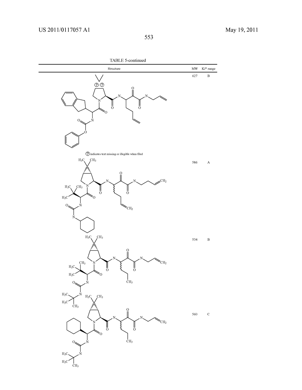 NOVEL PEPTIDES AS NS3-SERINE PROTEASE INHIBITORS OF HEPATITIS C VIRUS - diagram, schematic, and image 554