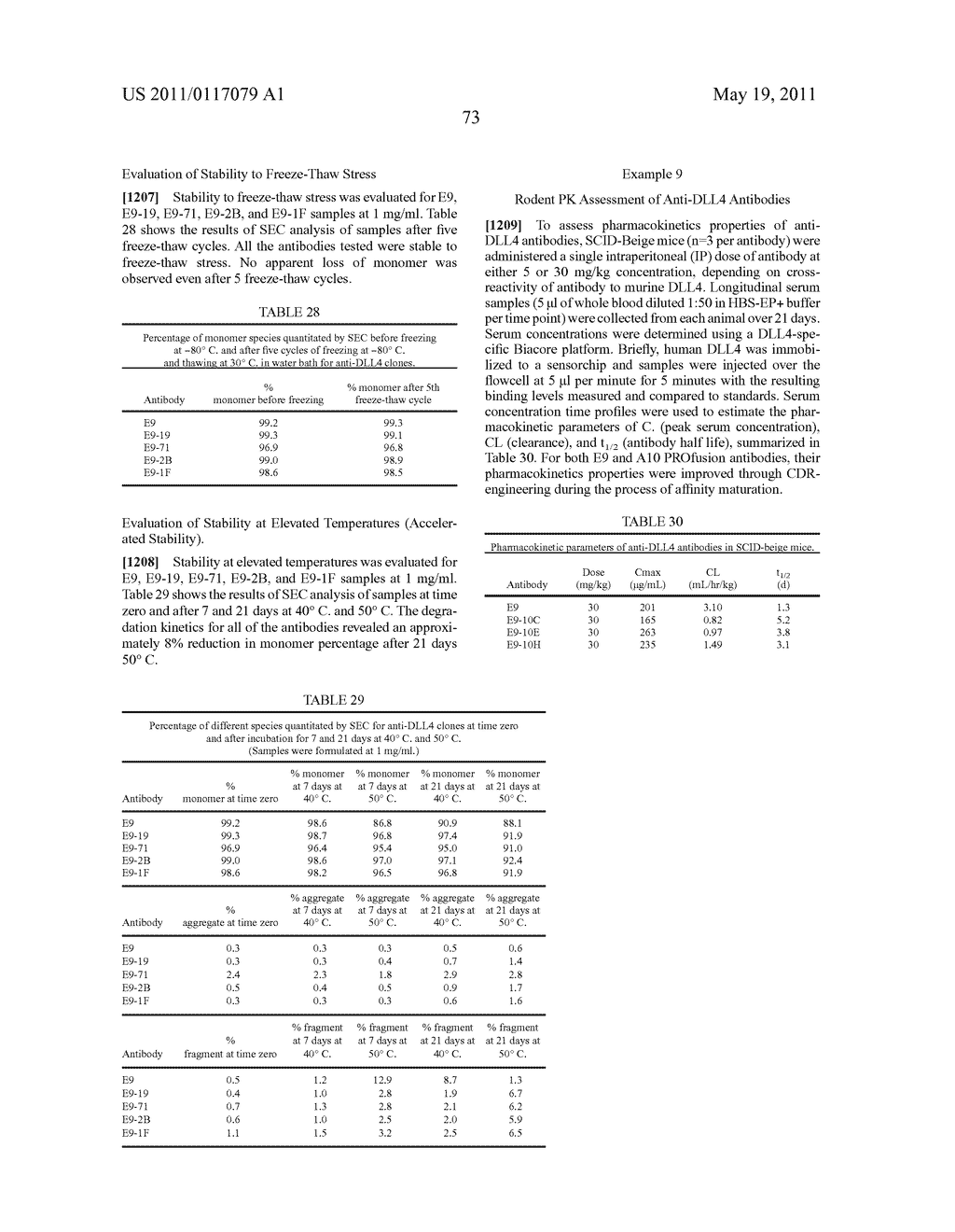 THERAPEUTIC DLL4 BINDING PROTEINS - diagram, schematic, and image 74