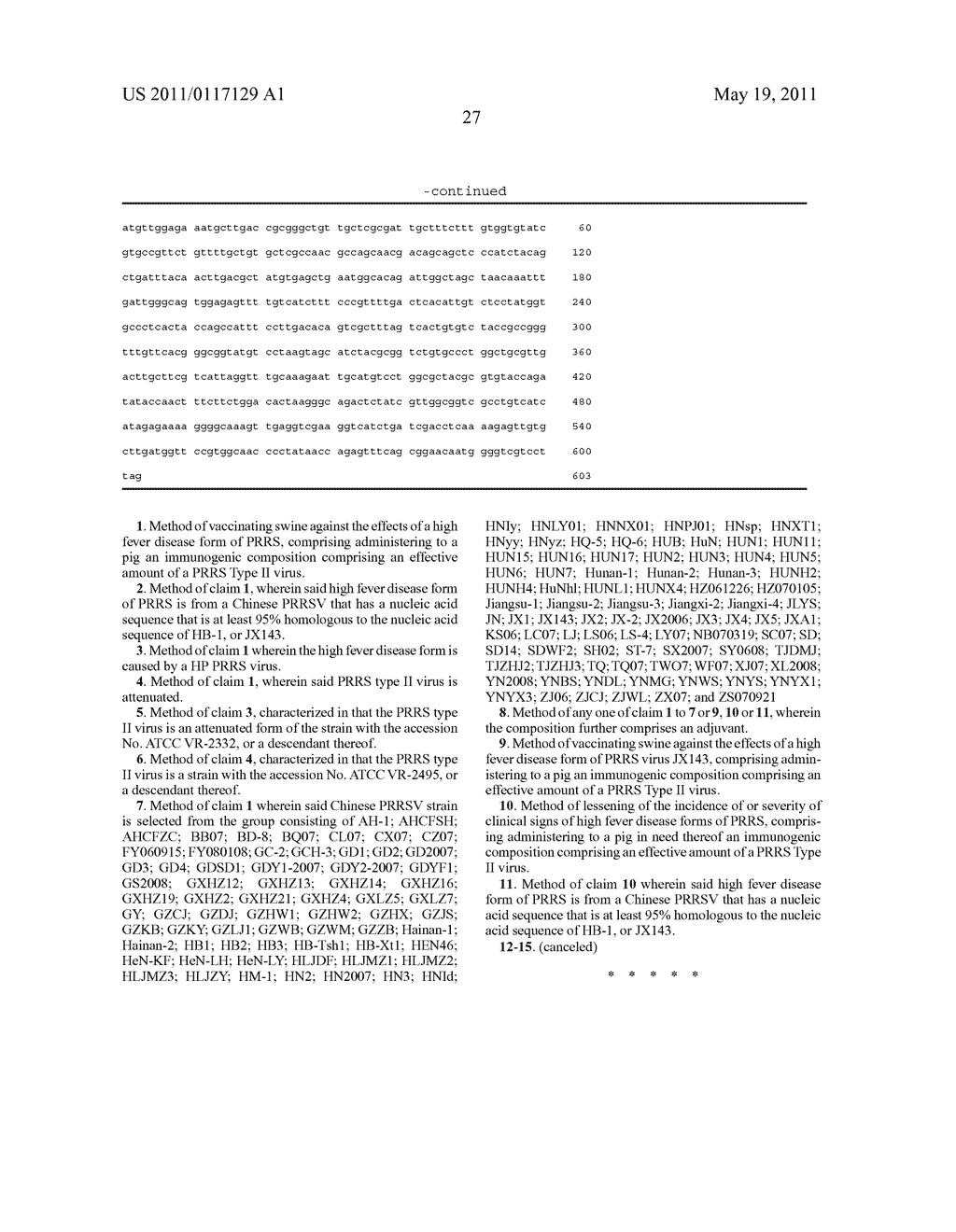 Vaccine Against Highly Pathogenic Porcine Reproductive and Respiratory Syndrome (HP PRRS) - diagram, schematic, and image 31