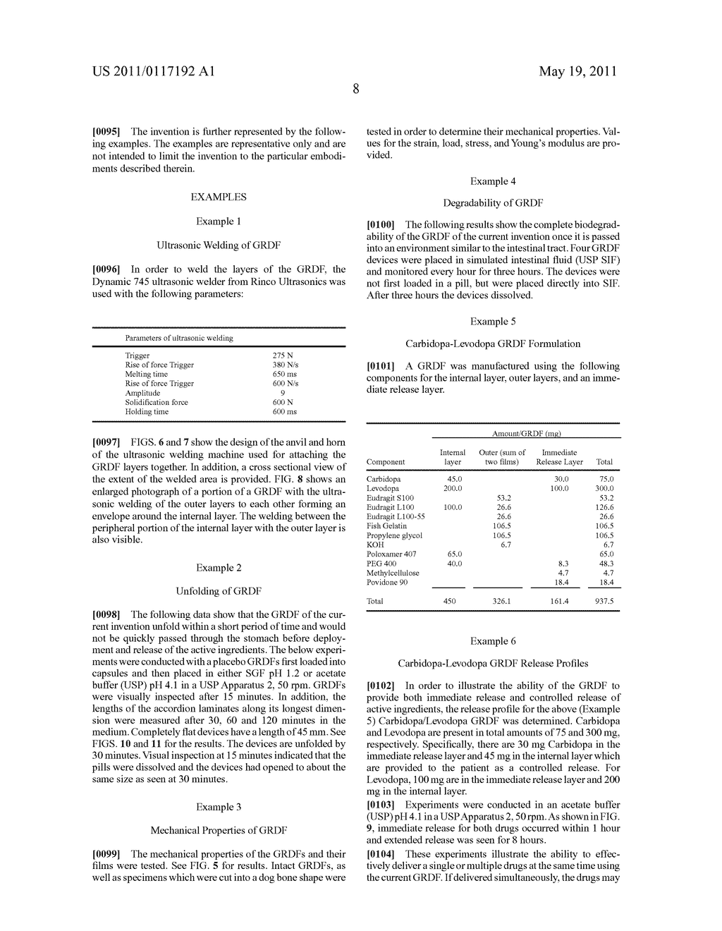 CARBIDOPA/LIPODOPA GASTRORETENTIVE DRUG DELIVERY - diagram, schematic, and image 22